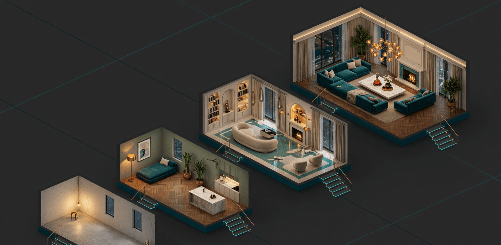 WiFi, Z-Wave, KNX and Crestron smart home technology ladder compared by Onwords