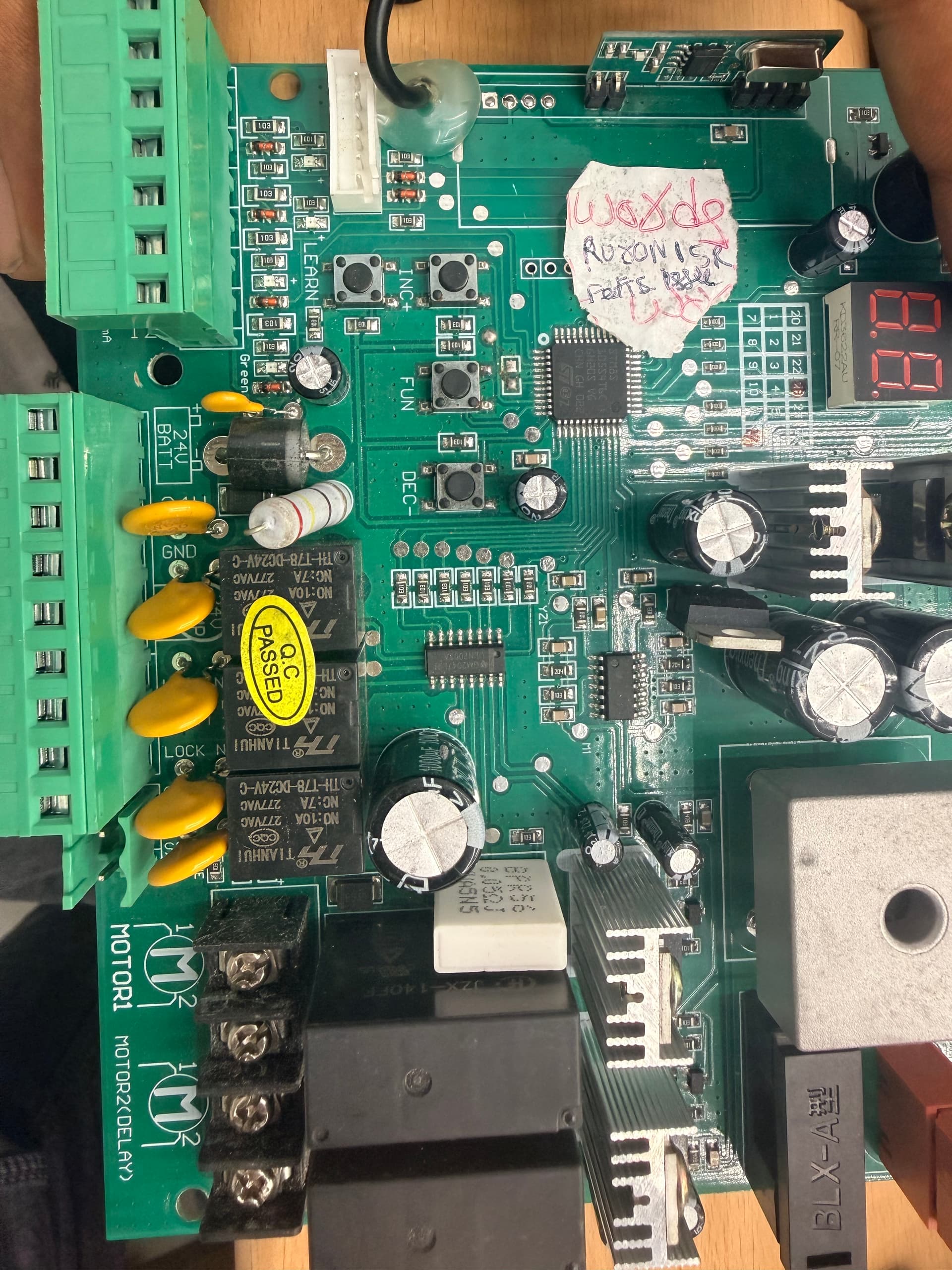 Swing gate controller full board