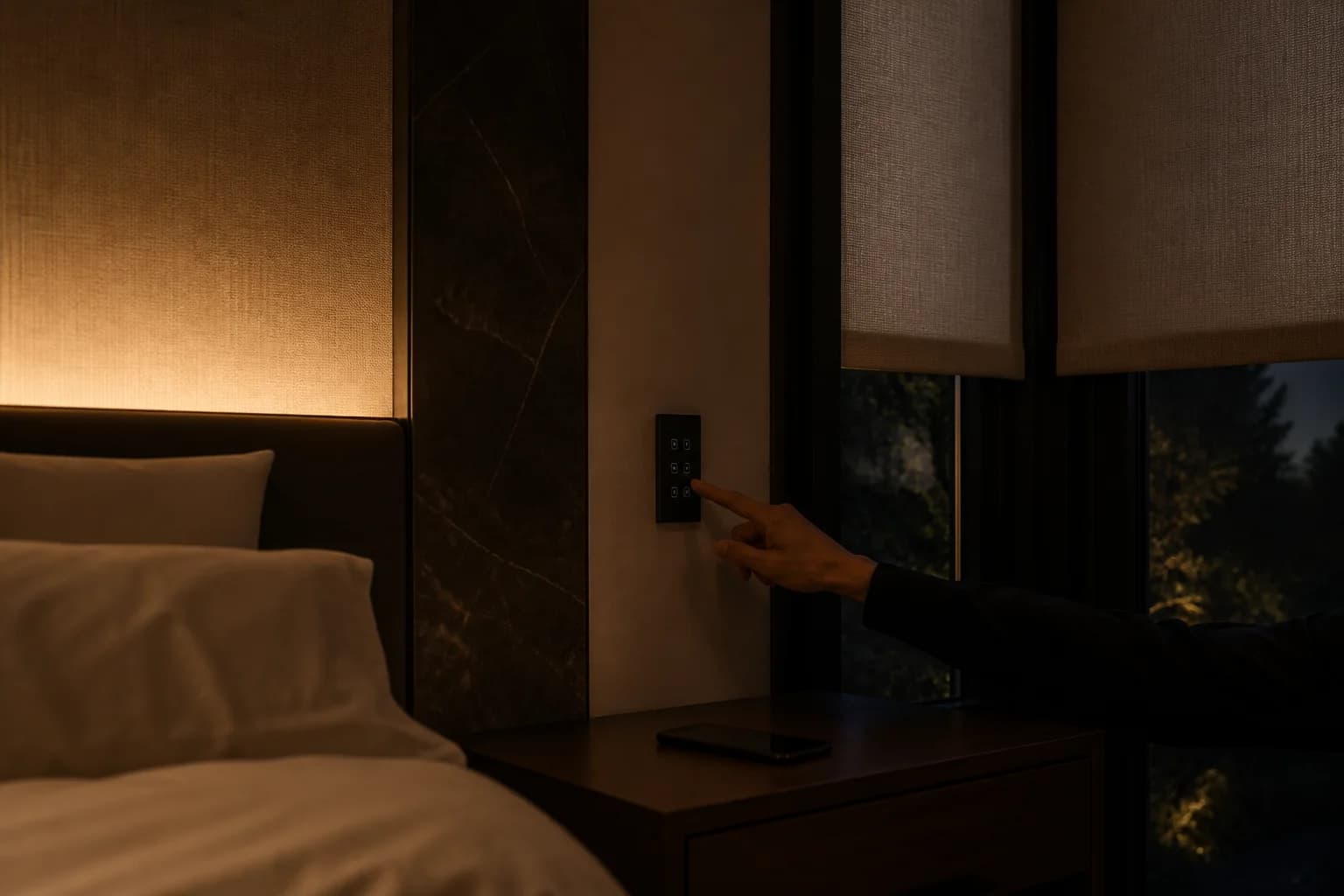 The bedroom