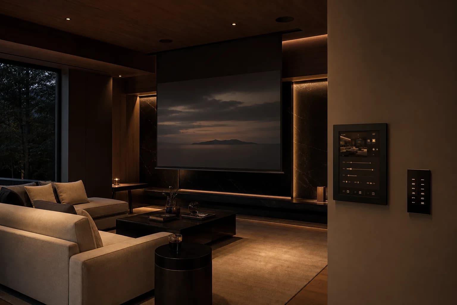 The living room