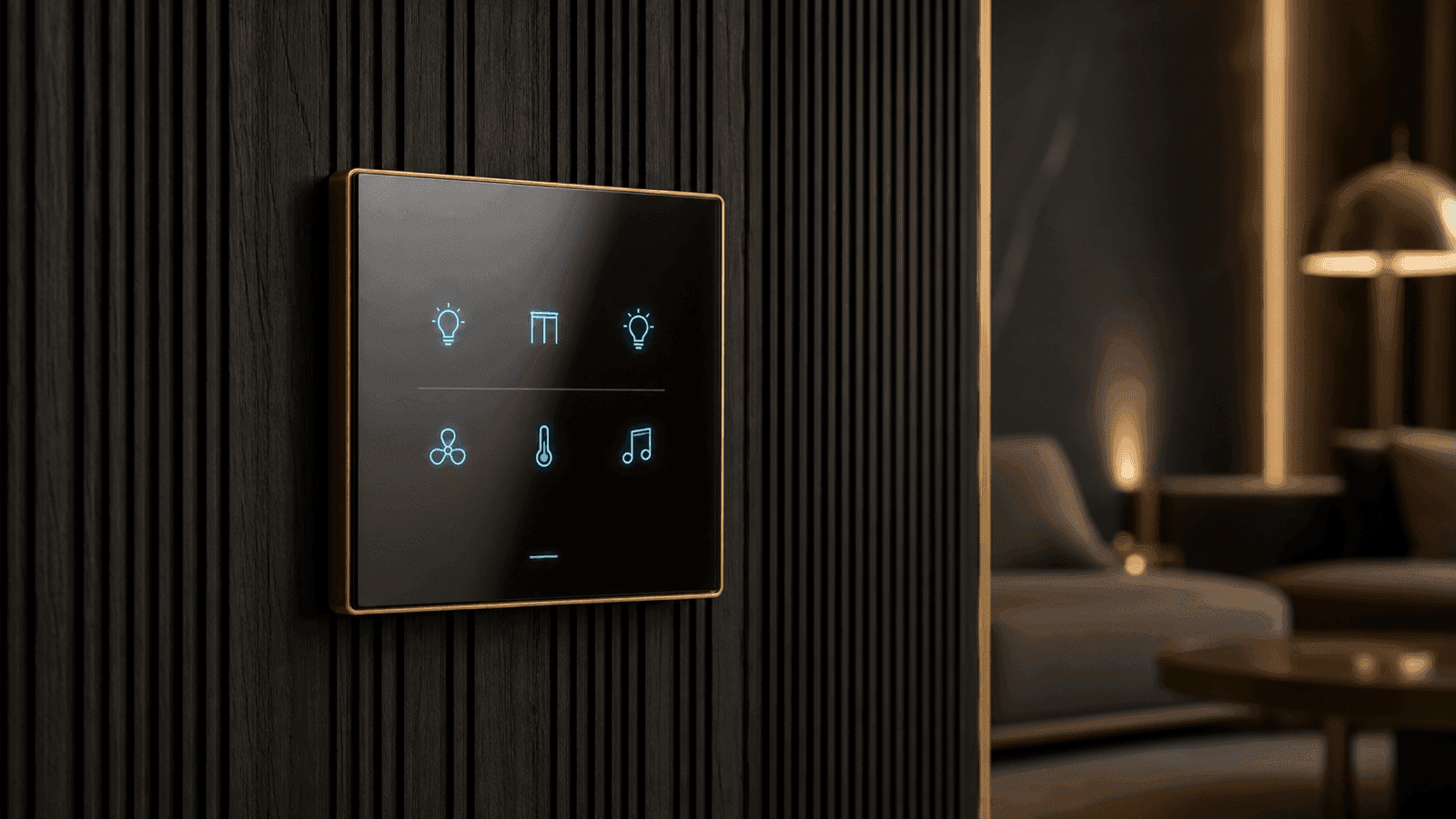 Premium metal smart switch for luxury homes