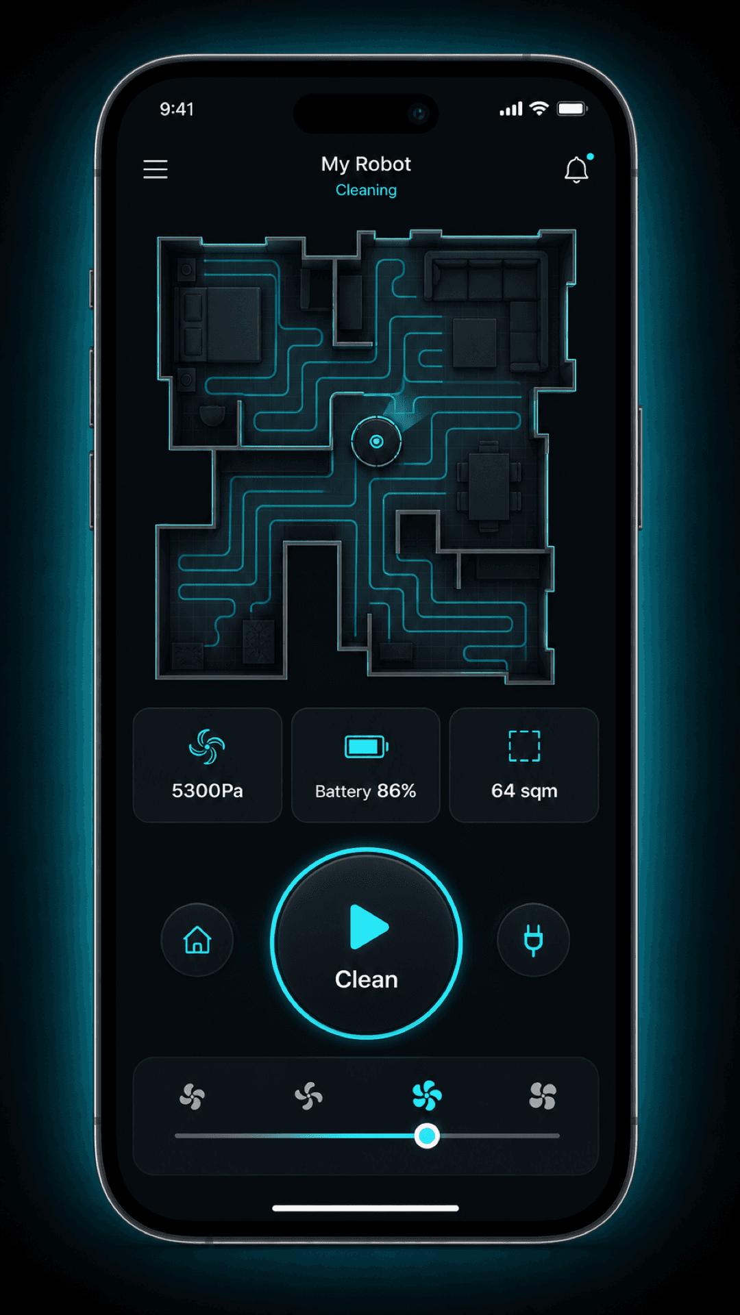 Tapo app controlling the RV20 Max